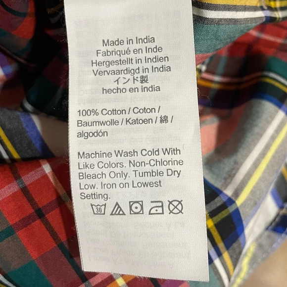 J. Crew Classic Fit Washed Cotton Poplin Shirt in Snowy Stewart Tartan - Picture 12 of 14